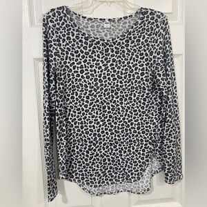 Old Navy Black and Gray Top